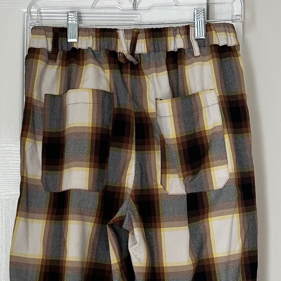 Women's Urban Outfitters Super HighRise Plaid Trouser Slacks Ankle Pleated Small - Picture 3 of 7